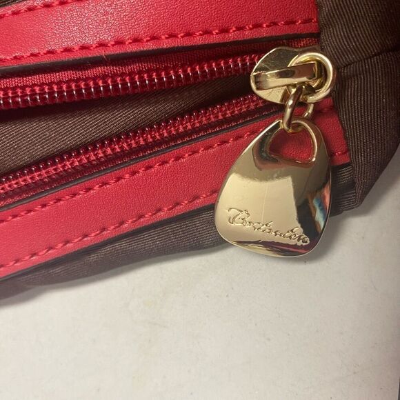 BOSTANTEN Women’s Leather Hobo Bucket Shoulder Bag Red 9X5X12 SEE DESCRIPTION - Picture 10 of 13